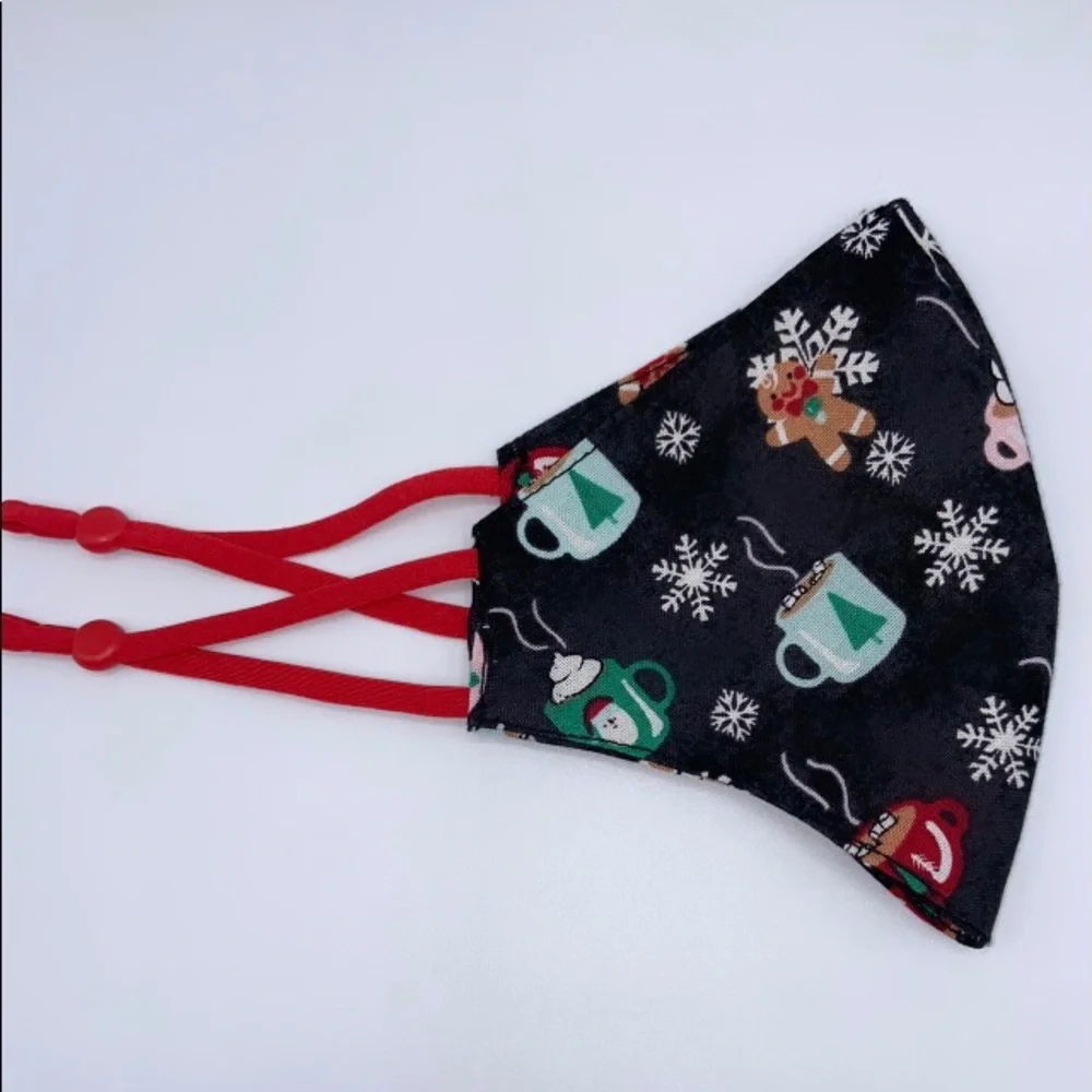 Handmade cozybeanz Holiday Kids Face Masks